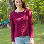 Coming and Going Pullover Free Knitting Pattern