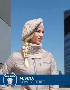 Cowl and Beret Set Free Knitting Pattern