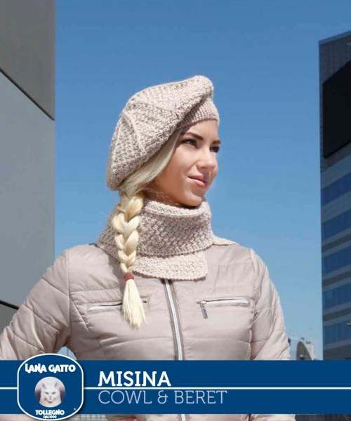 Cowl and Beret Set Free Knitting Pattern