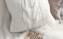 Cozy Weekend Pillow Free Knitting Pattern