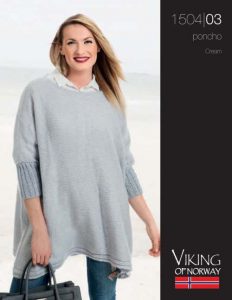 Cream Poncho Free Knitting Pattern