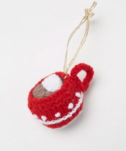 Cup of Cocoa Ornament Free Christmas Knitting Pattern