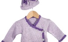Cutie Patootie Baby Cardigan and Hat Free Knitting Pattern