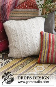 Elegant Comfort Pillow Free Knitting Pattern