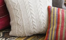 Elegant Comfort Pillow Free Knitting Pattern