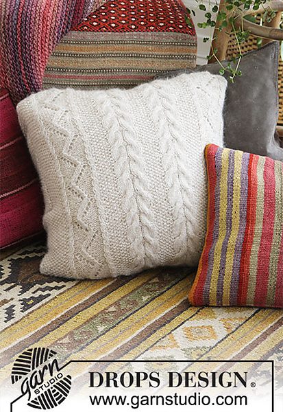 Elegant Comfort Pillow Free Knitting Pattern