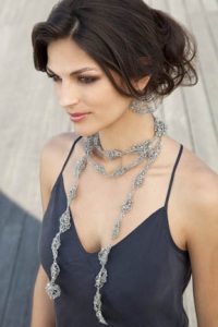Estee Necklace and Earrings Free Knitting Pattern