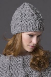 Eucalyptus Cap Chunky Cable Knitting Pattern