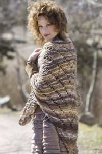 FlyingGeese Shawl Free Knitting Pattern
