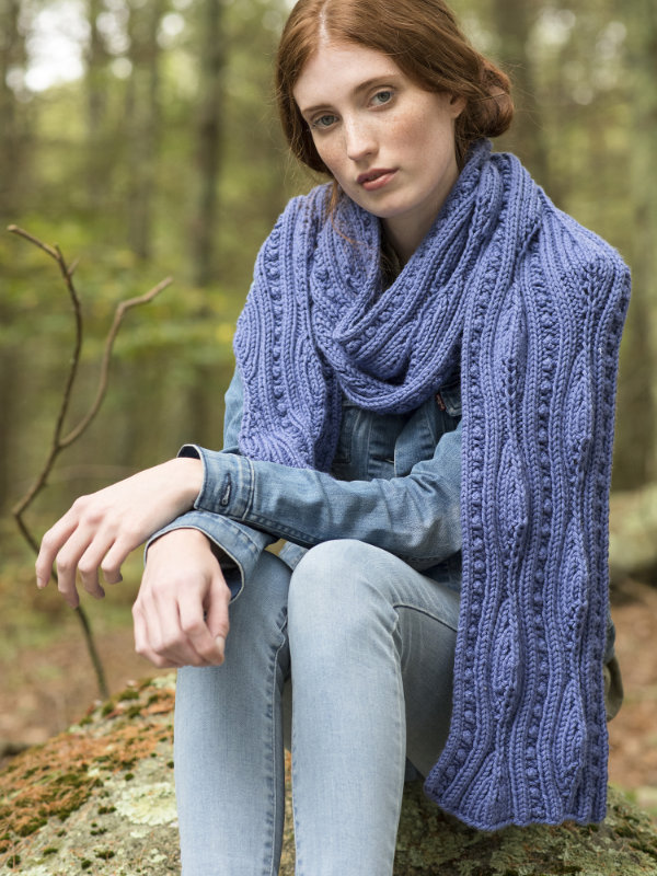 Forestdale Scarf Free Knitting Pattern
