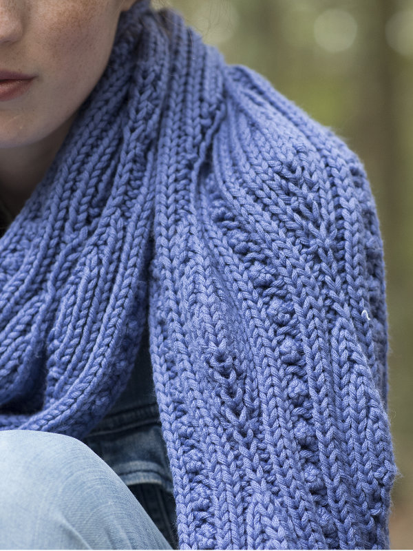 Forestdale Scarf Free Knitting Pattern