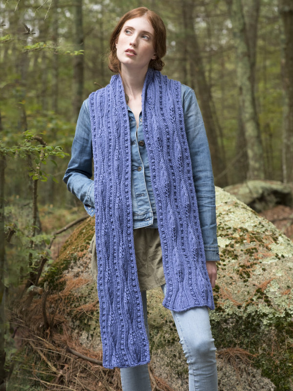 Forestdale Scarf Free Knitting Pattern