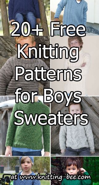 20+ Free Knitting Patterns for Boys Sweaters