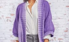 Knit Kimono Style Jacket Free Pattern