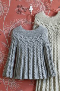Cable Luxe Tunic Free Knitting Pattern