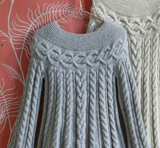 Cable Luxe Tunic Free Knitting Pattern
