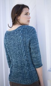 Lempster Free Cable Sweater Knitting Pattern - Knitting Bee