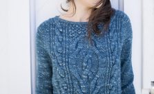 Lempster Free Cable Sweater Knitting Pattern