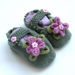 Mary Jane Baby Slippers Knitting Pattern Free