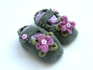 Mary Jane Baby Slippers Knitting Pattern Free