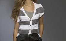 Mary Notch-Sided Cardigan Free Knitting Pattern