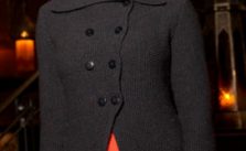 Moss Stitch Coat Free Knitting Pattern