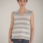 Palma Knit India-Inspired Shell Top Free Knitting Pattern