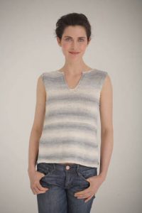 Palma Knit India-Inspired Shell Top Free Knitting Pattern