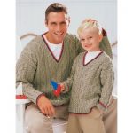 Patons Our Guys' Sailing Sweaters Free Knitting Pattern