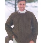 Patons Ribs & Cables Mens Free Knitting Pattern