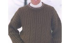 Patons Ribs & Cables Mens Free Knitting Pattern