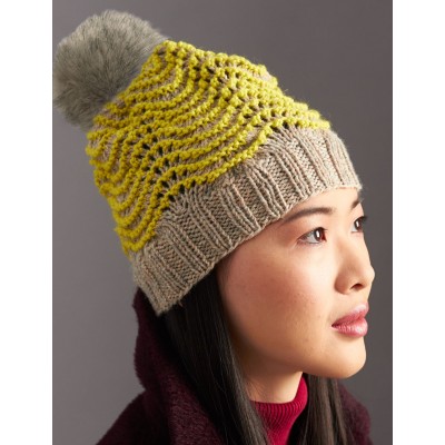 Patons Ripple Hat Free Knitting Pattern