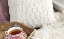 Polar Days Pillow Free Knitting Pattern