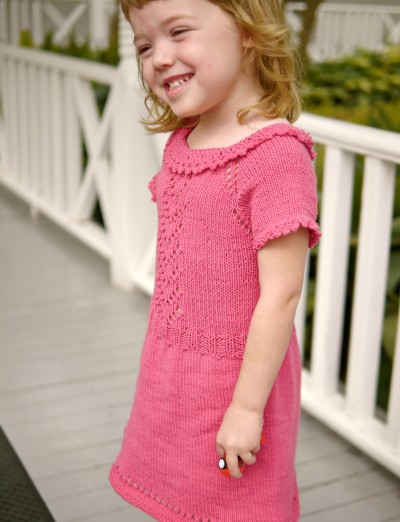 Pretty in Pink Dress Free Knitting Pattern