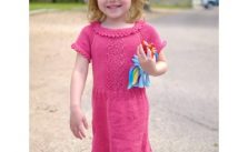 Pretty in Pink Dress Free Knitting Pattern
