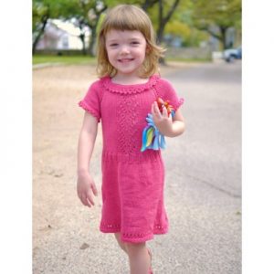 Pretty in Pink Dress Free Knitting Pattern