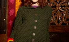 Rib and Garter Jacket Free Knitting Pattern