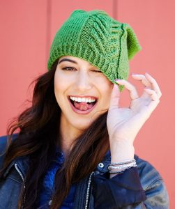 Road to Success Chic Hat Free Knitting Pattern