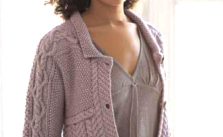 Romy Cabled Cardigan Free Knitting Pattern