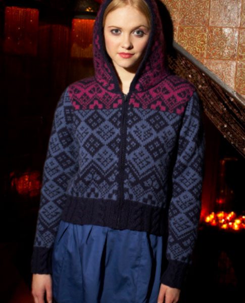 Scandinavian Hoodie Free Knitting Pattern