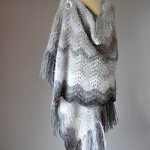 Snowbank Wrap Free Knitting Pattern