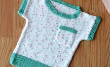 Spot the Tee Babies and Kids Top Free Knitting Pattern
