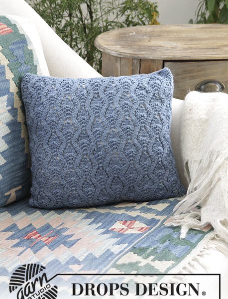 Stay Warm Lace Pillow Free Knitting Pattern