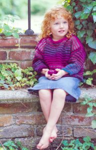 Striped Sweater for Kids Free Knitting Pattern