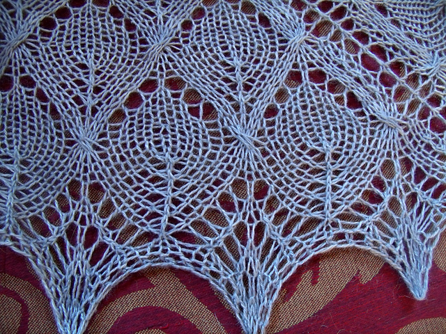 The White Queen's Shawl Free Knitting Pattern