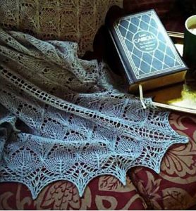 The White Queen's Shawl Free Knitting Pattern