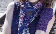 Too Late Savoy Knit Wristwarmers Free Knitting Pattern