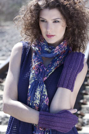 Too Late Savoy Knit Wristwarmers Free Knitting Pattern