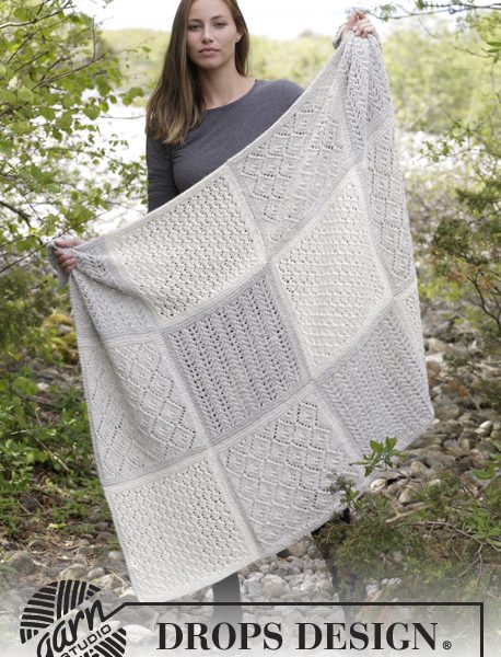 Twelve Clouds Lace Sampler Blanket Free Knitting Pattern