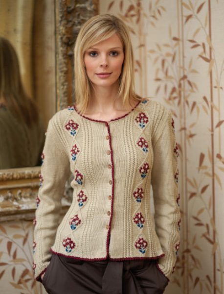 Tyrolean Cardigan Free Knitting Pattern